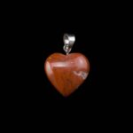 Crveni Jaspis Privezak Srce S #6136D7 (6)