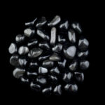 Srebrni Obsidijan XL tumblovani #6068 (3)