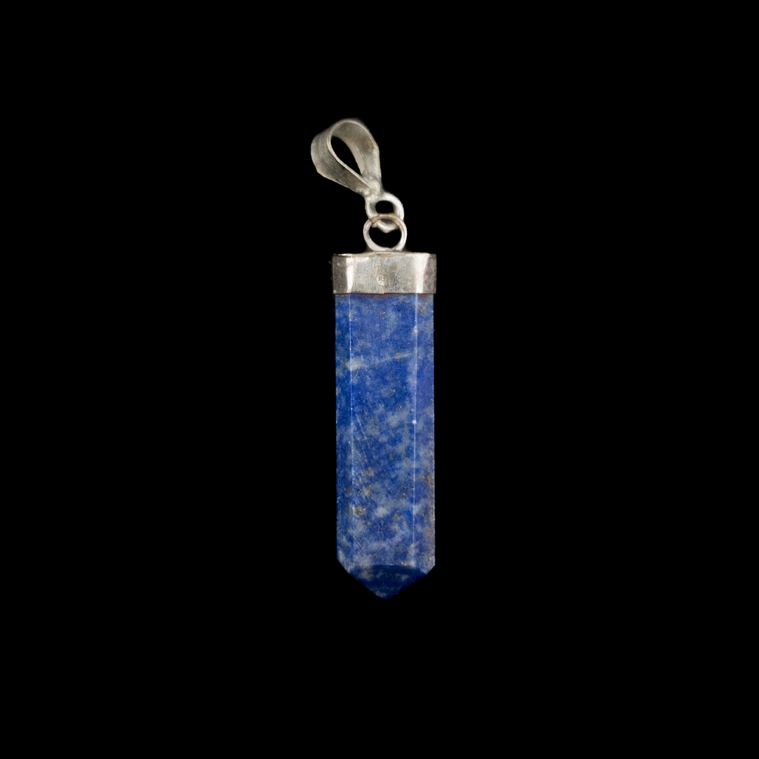 Lapis Lazuli Privezak sa Sebrnom Kapicom #6379 II (13)