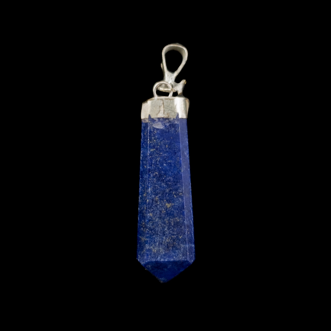 Lapis Lazuli Privezak sa Sebrnom Kapicom #6379 II (16)