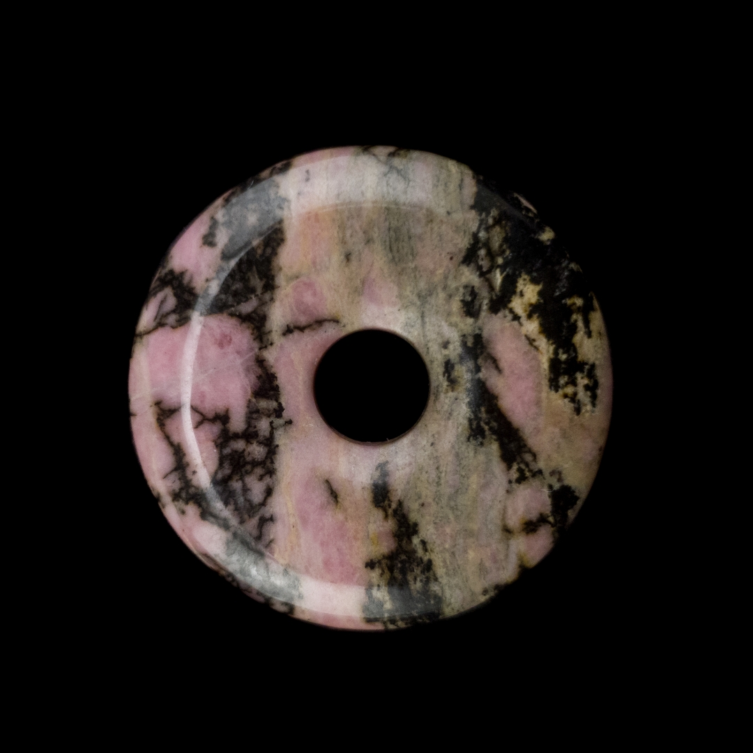 Privezak Disk Rodonit #7237D4 v1
