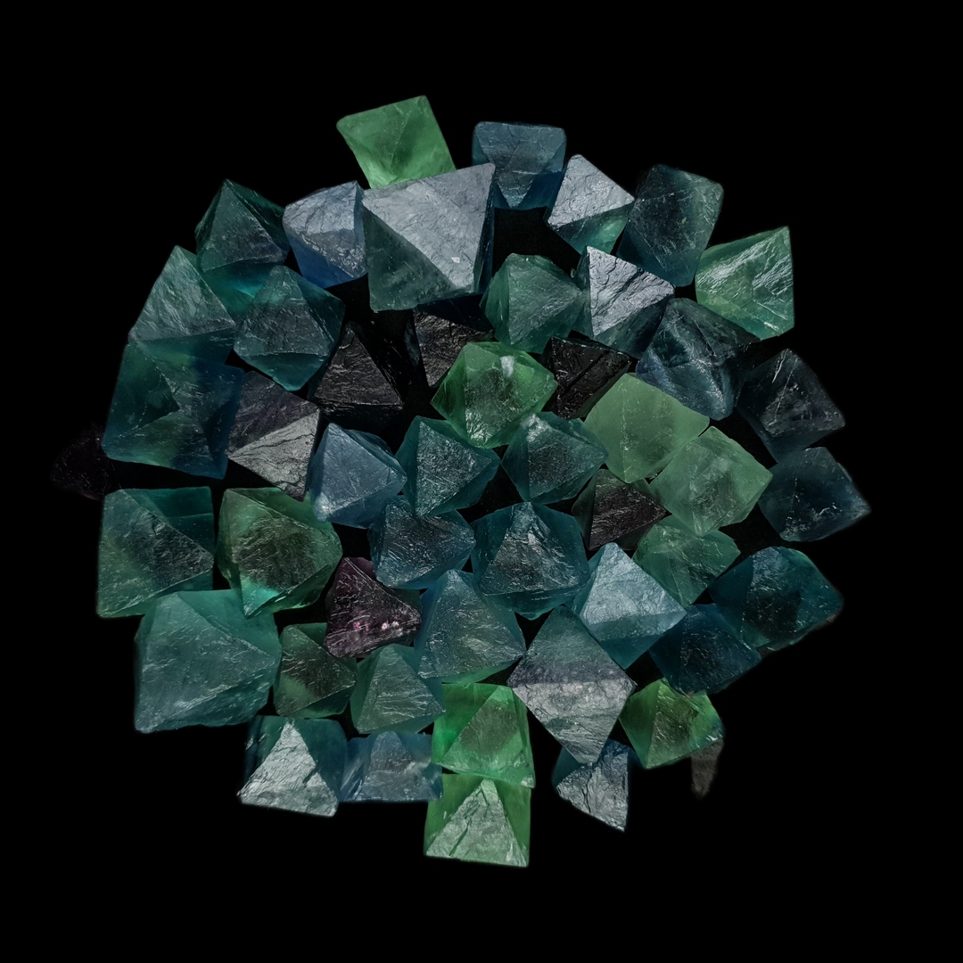 Fluorit Oktaeder #8653P6 (1)