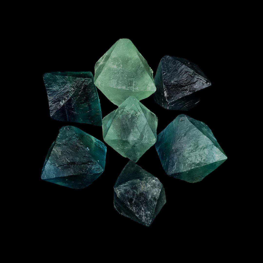 Fluorit Oktaeder #8653P6 (7)